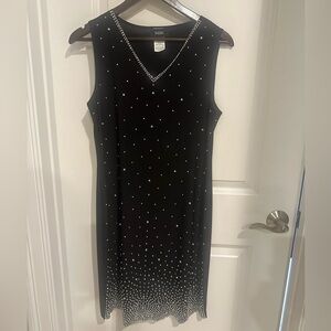 MSK Rhinestone Cocktail Dress